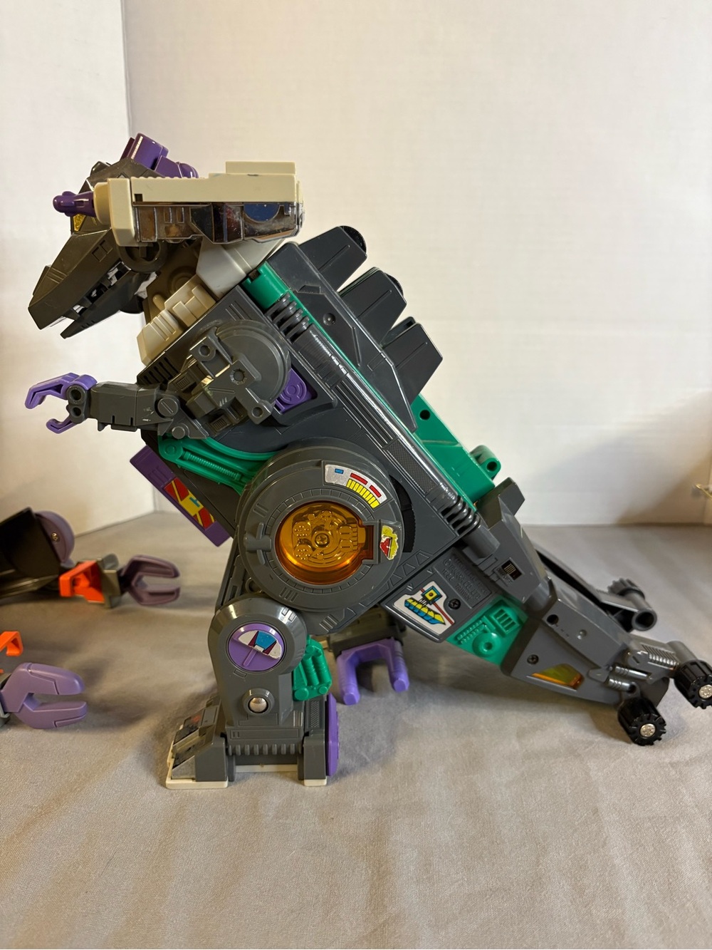 Vintage Transformer Trypticon Decepticon G1 Hasbto 1986